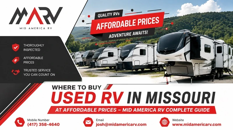 Where to Buy Used RV in Missouri at Affordable Prices – Mid America RV Complete Guide