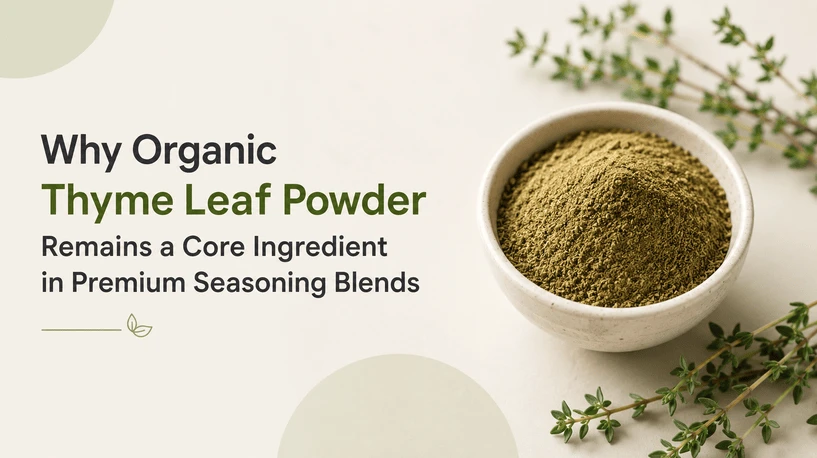 Why Organic Thyme Leaf Powder Remains a Core Ingredient in Premium Seasoning Blends