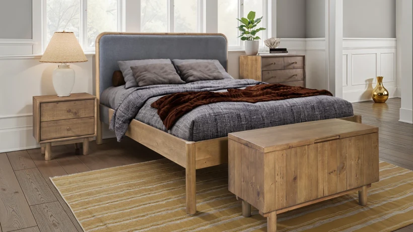 Reclaimed Wood Furniture for a Warm and Characterful Bedroom