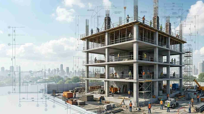 Professional Grey Structure Construction Services | Strong & Durable Building Solutions