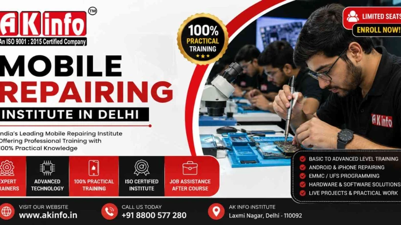 How to Compare Different Mobile Repairing Institute in Delhi