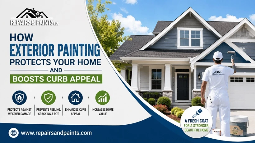 How Exterior Painting Protects Your Home and Boosts Curb Appeal