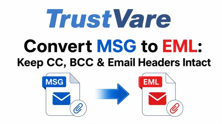 Convert MSG to EML: Keep CC, BCC & Email Headers Intact