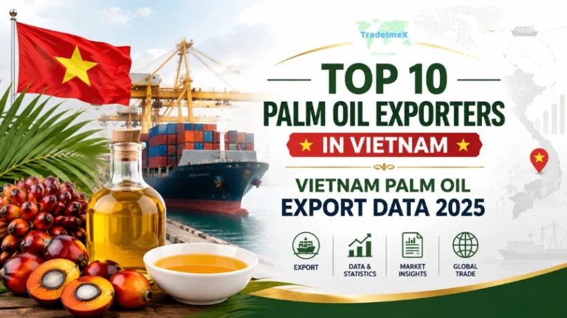 Top 10 Palm Oil Exporters in Vietnam: Vietnam Palm Oil Export Data 2025