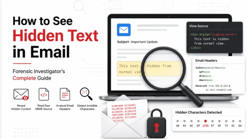 How to Find Hidden Text in Emails Like a Forensic Expert