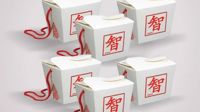 Custom Chinese Takeout Boxes With Durable Wire Handles