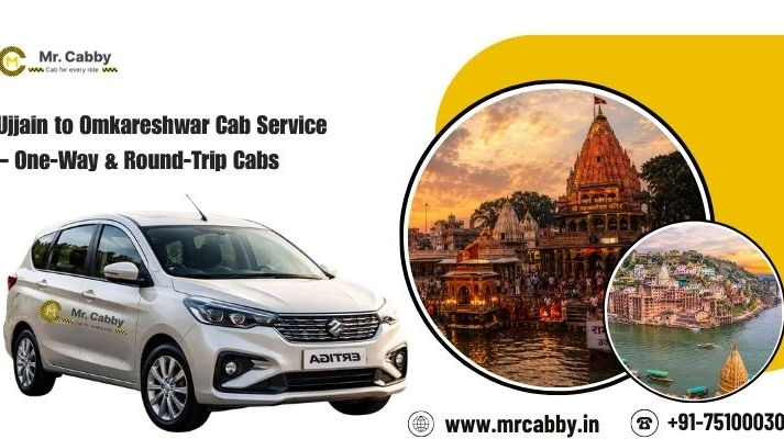 Ujjain to Omkareshwar Cab Service – One-Way & Round-Trip