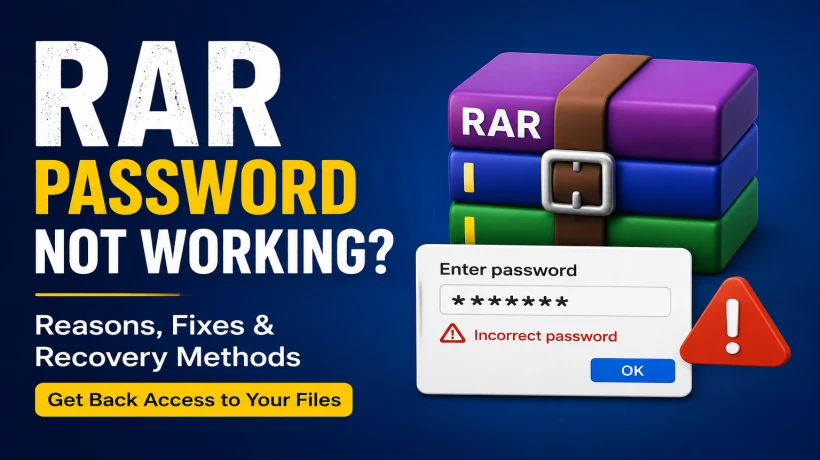 RAR Password Not Working? Try These Methods to Fix It