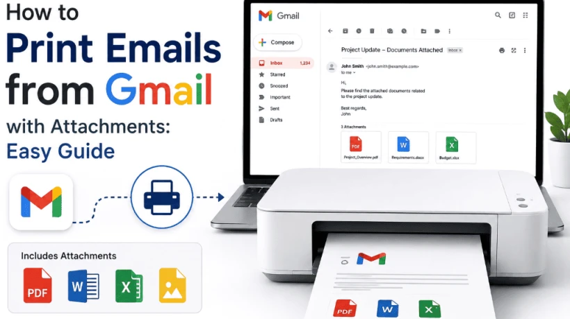 Print Emails from Gmail with Attachments: Simple Methods and Tips