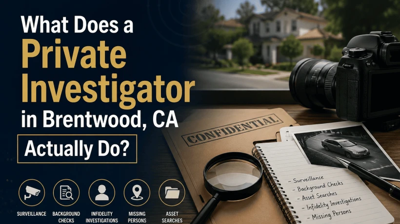 What Does a Private Investigator in Brentwood, CA Actually Do?
