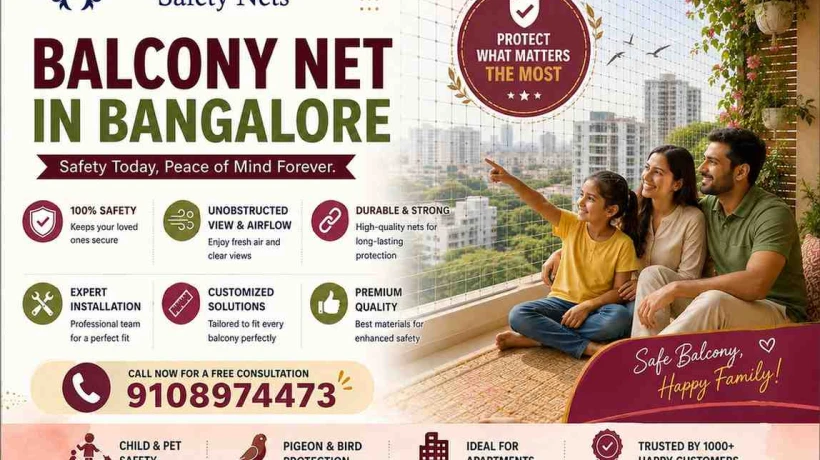 Reliable Balcony Net in Bangalore – Trusted Safety Solutions