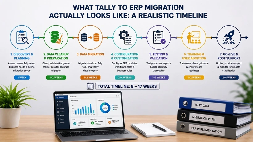 What Tally to ERP Migration Actually Looks Like: A Realistic Timeline