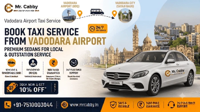 Vadodara Airport Taxi Service – Airport Pickup and Drop Guide