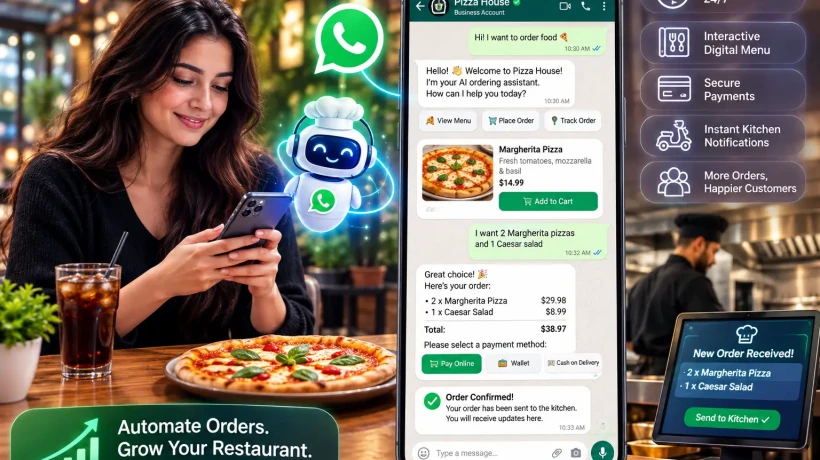AI WhatsApp Chatbot for Food Ordering: How Restaurants Can Automate Customer Orders