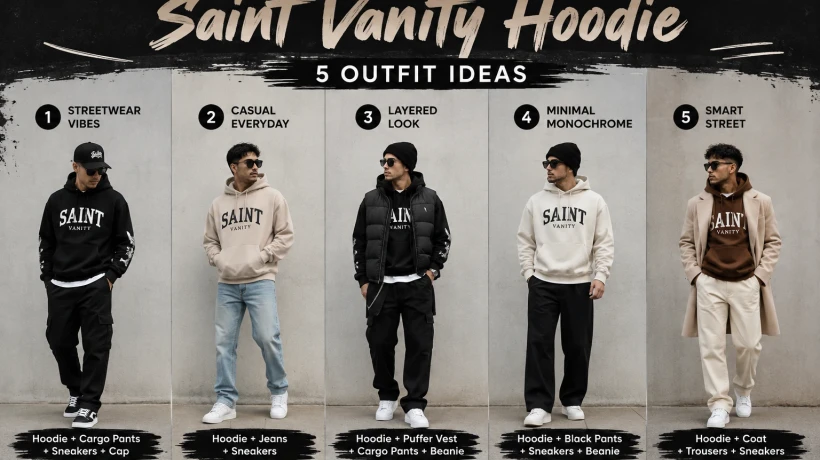 How to Style a Saint Vanity Hoodie – 5 Outfit Ideas