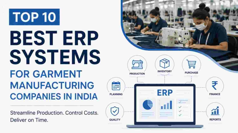Top 10 Best ERP Software for Garment Manufacturing Companies in India