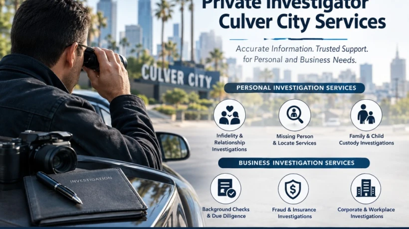 Private Investigator Culver City Services for Personal and Business Needs