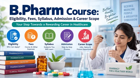 BPharm Course: Eligibility, Fees, Syllabus, Admission & Career Scope