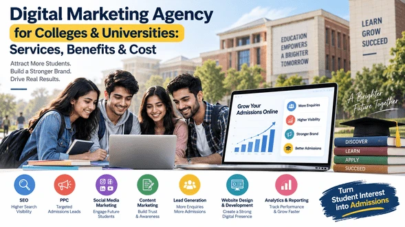 Digital Marketing Agency for Colleges & Universities: Services, Benefits & Cost