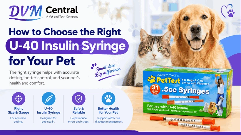 How to Choose the Right U-40 Insulin Syringe for Your Pet