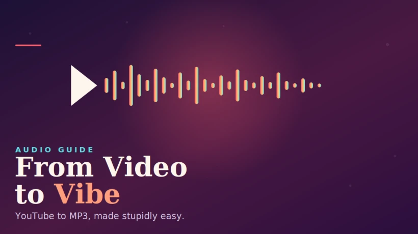 YouTube to MP3: Your Favorite Sounds, Ready for Offline Listening
