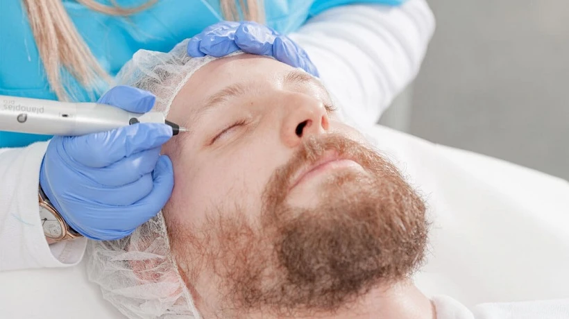 How is the treatment area prepared?
