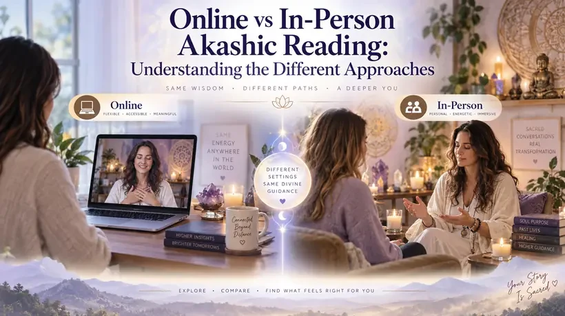 Online vs In-Person Akashic Reading: Understanding the Different Approaches