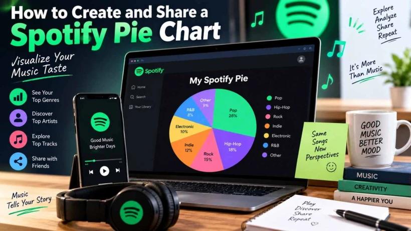 How to Create and Share a Spotify Pie Chart