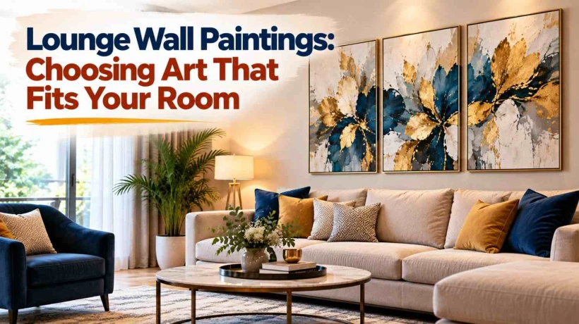 Lounge Wall Paintings: Choosing Art That Fits Your Room