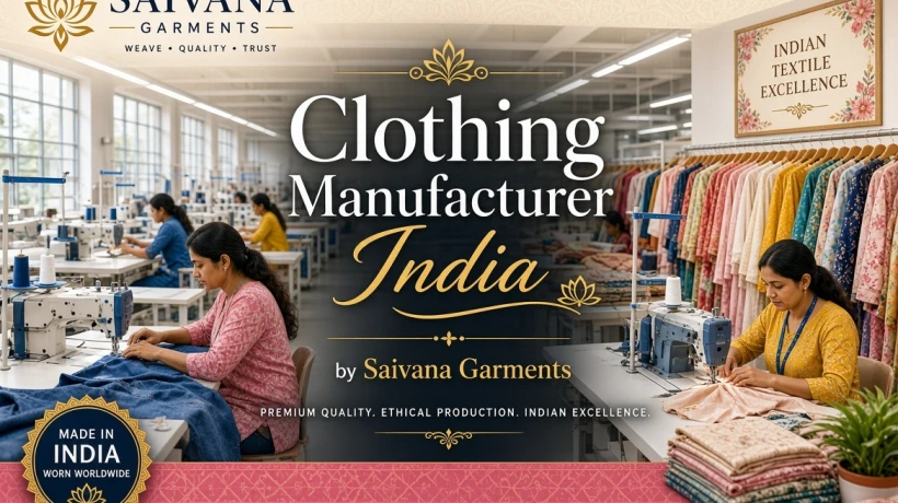 Clothing Manufacturer India For Quality Apparel Solutions - Saivana Garments
