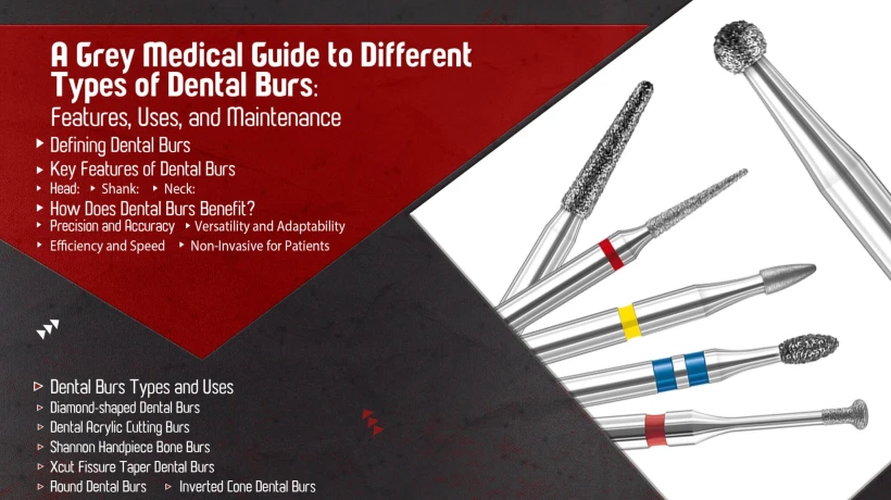A Comprehensive Guide to Different Types of Dental Burs and Their Applications