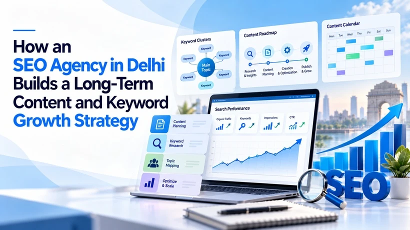 How an SEO Agency in Delhi Builds a Long-Term Content and Keyword Growth Strategies.