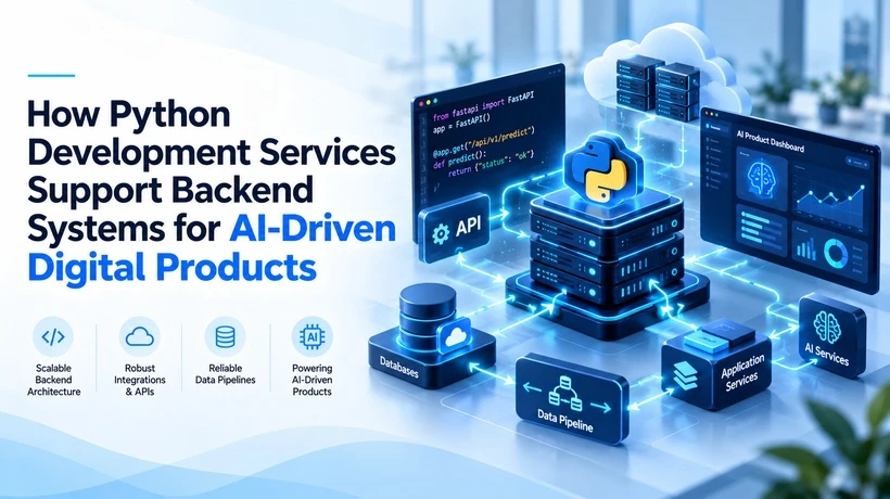 How Python Development Services Support Backend Systems for AI-Driven Digital Products
